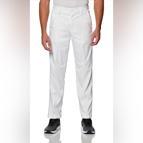 Means Puma Golf Pants 2.0 5 Pocket Polyester White 32X30 - Picture 1 of 5